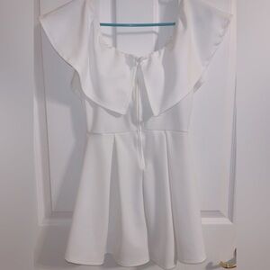 Fashion Nova Romper, Size S, White